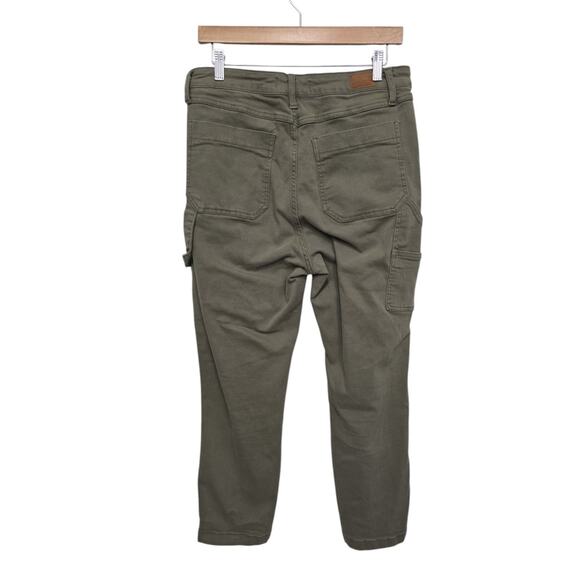 Judy Blue Pants Womens 11/30 JB88193 Slim Fit Carpenter Utility Stretch Olive - Picture 3 of 10